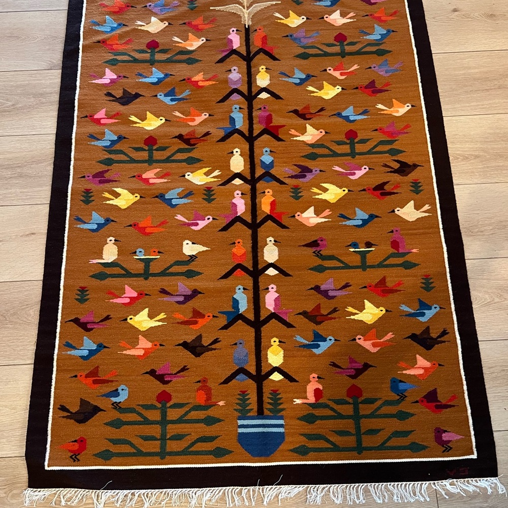 Tree of Happiness Wool tapestry-like new